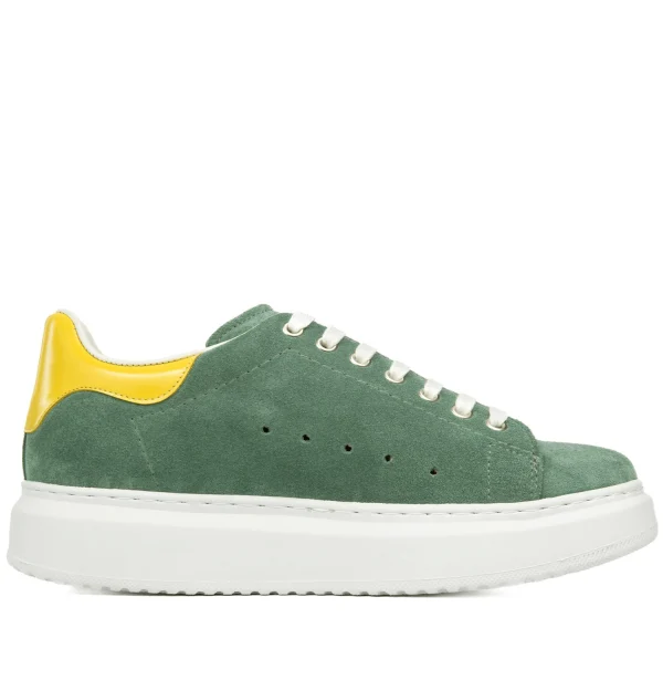 Praia - Elevator Sneakers in Mix of leathers from 2.4 to 3.1 inches