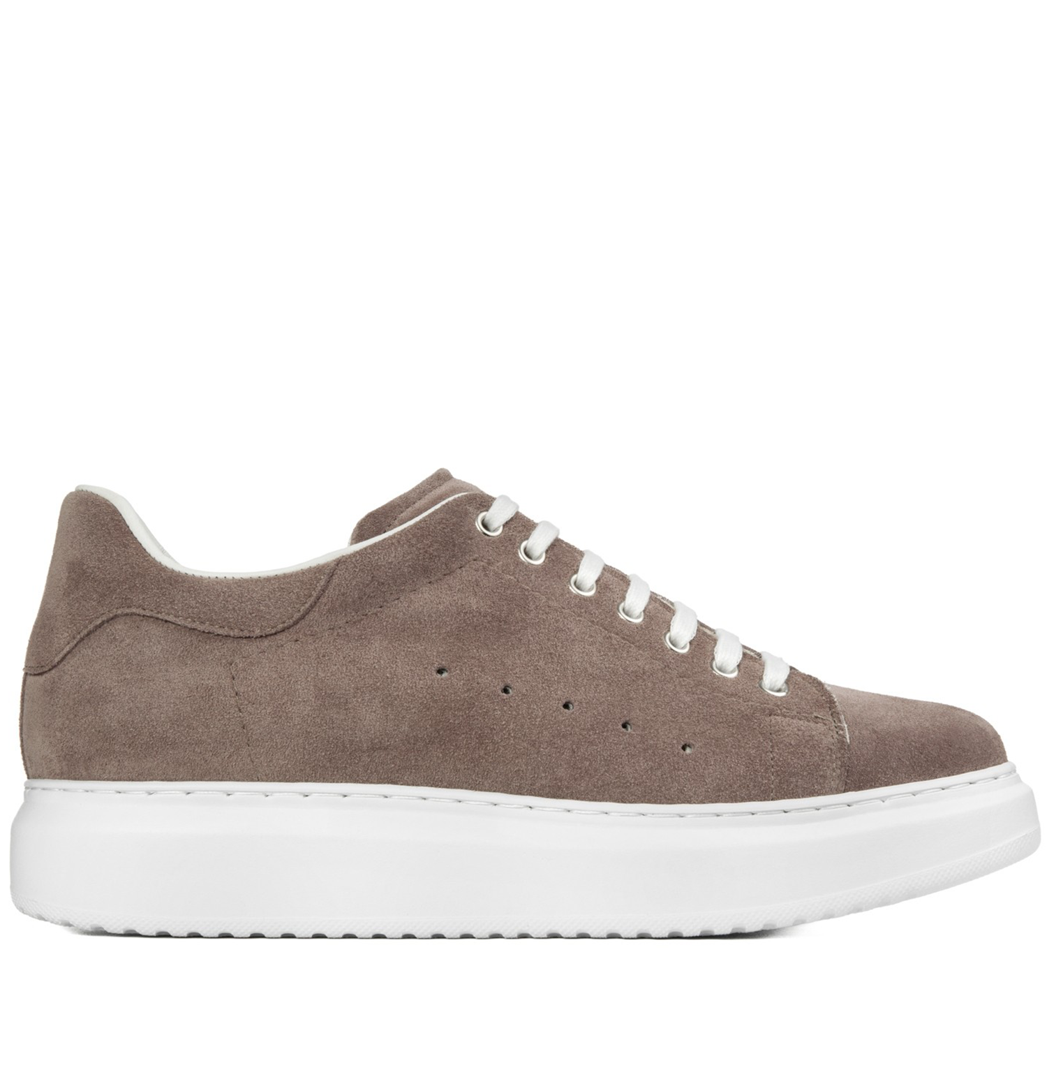 Kenitra - Elevator Sneakers in Suede Leather from 2.4 to 3.1 inches