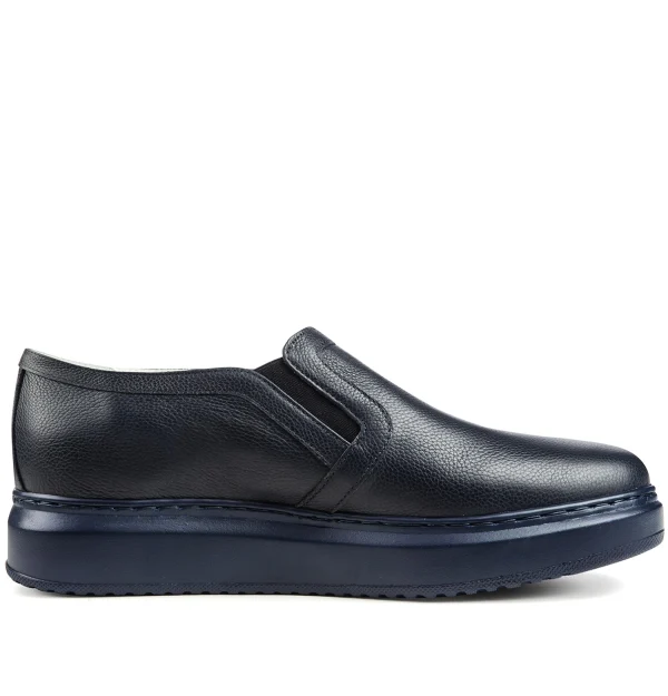 Isili - Elevator Slip-Ons in Full Grain Leather up to 6 cm