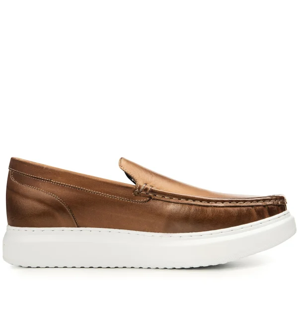 Arras - Elevator Slip-Ons in full grain leather up to 2.4 inches