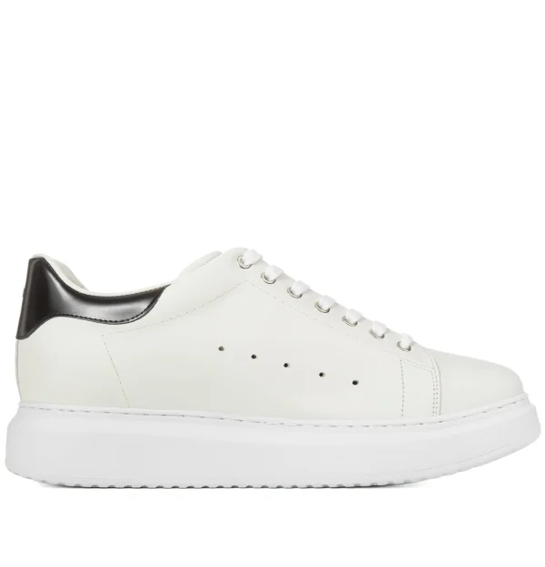 Bahia - Elevator Sneakers in Full Grain Leather from 2.4 to 3.1 inches