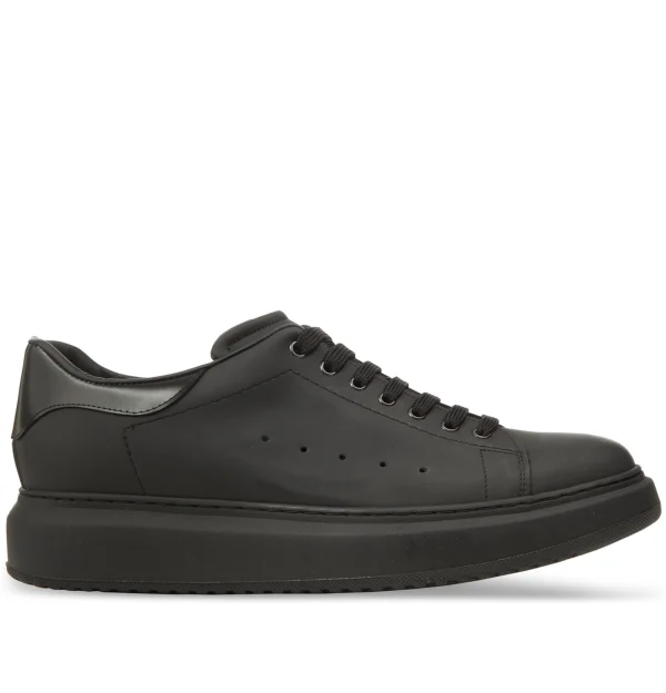 Lapillo - Elevator sneakers in Brushed Leather from 2.4 to 3.1 inches