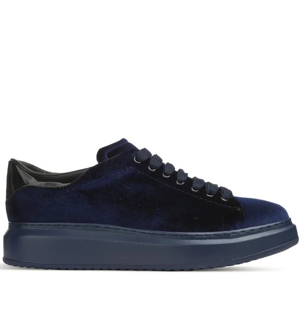 Hull - Elevator Sneakers in Leather/fabric mix from 2.4 to 3.1 inches