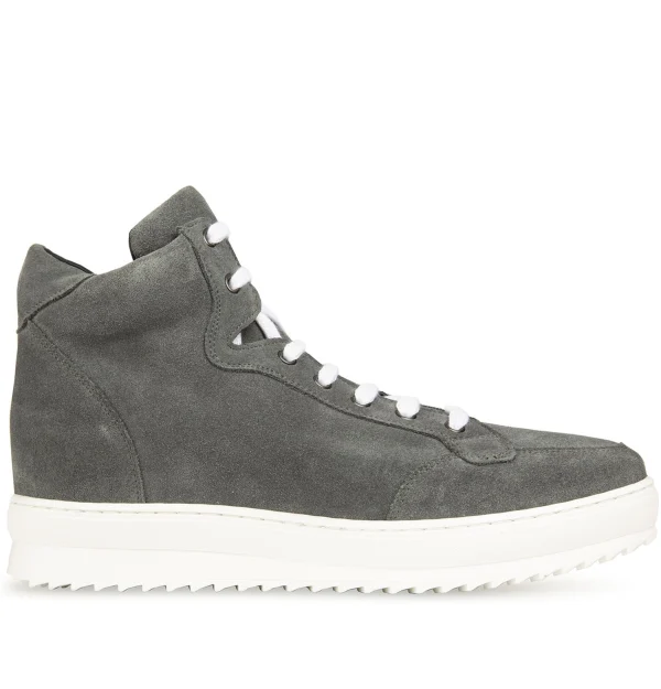 Tropea - Elevator Sneakers in Suede Leather from 2.4 to 4 inches