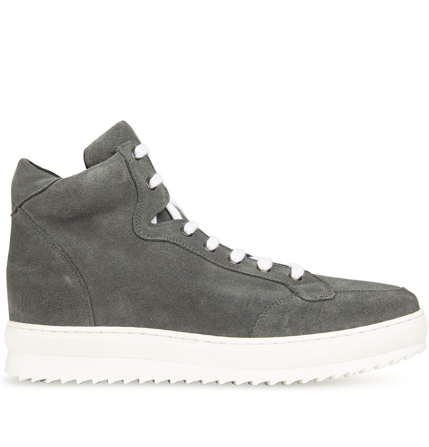 Tropea - Elevator Sneakers in Suede Leather from 2.4 to 4 inches