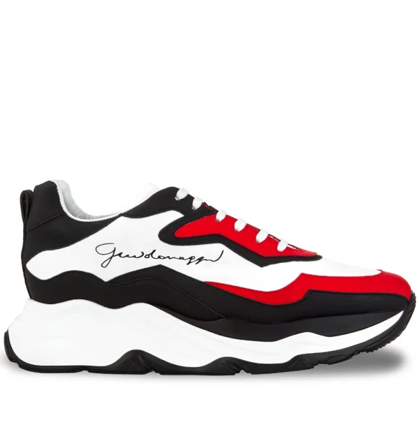 Giant Bull - Elevator Sneakers in Rubberized Effect Leather from 2.4 to 4.3 inches