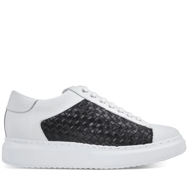 Dolciano - Elevator Sneakers in Mix of leathers from 2.4 to 3.1 inches