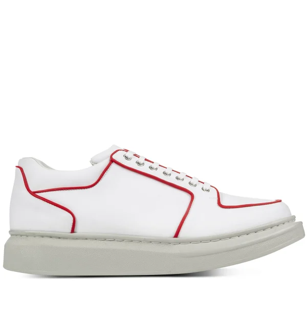 Bettona - Elevator Sneakers in full grain leather from 2.4 to 3.1 inches