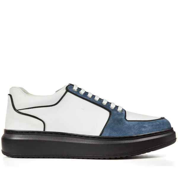 Kendal - Elevator Sneakers in Suede Leather from 2.4 to 3.1 inches