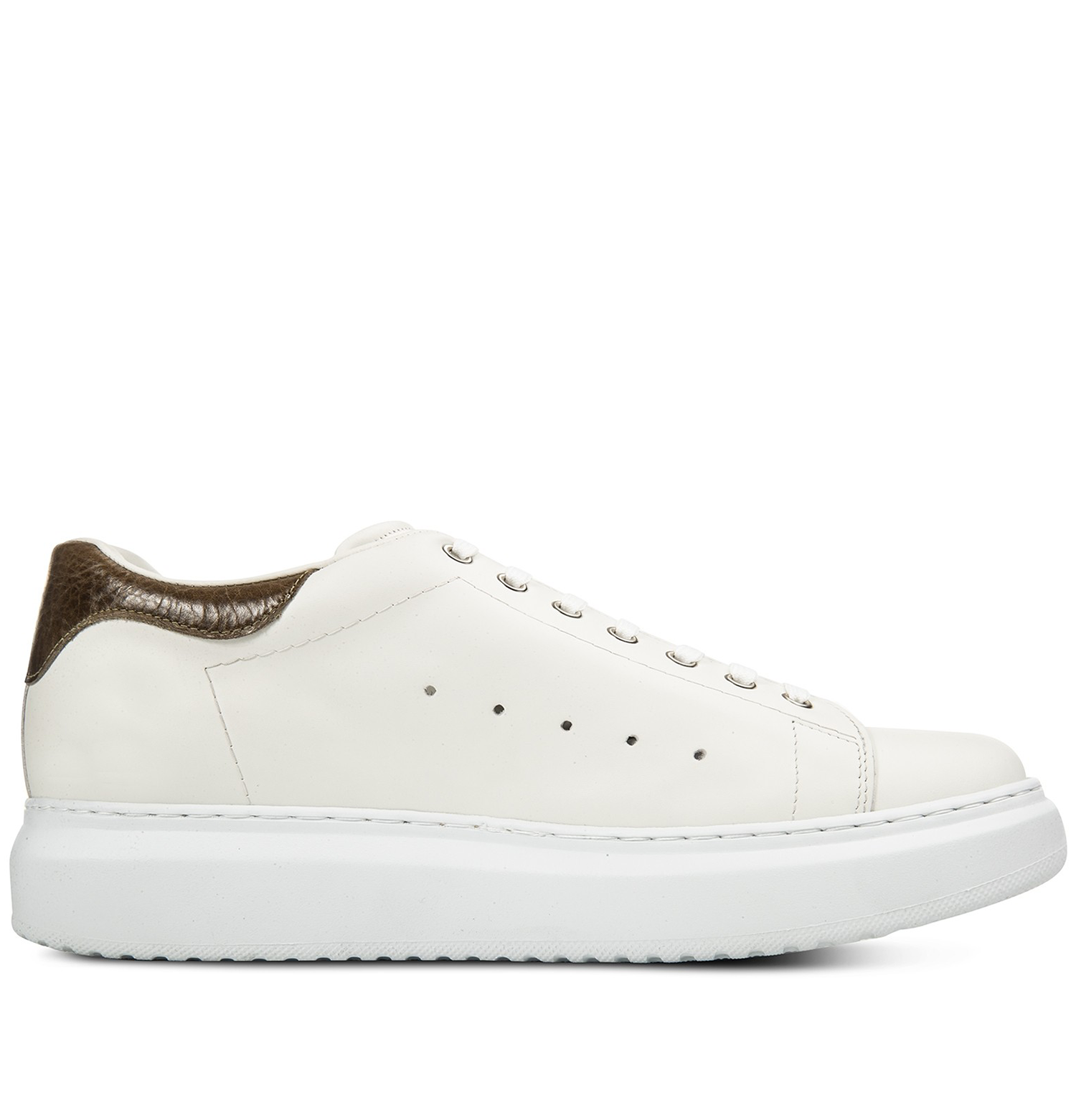 Belem - Elevator Sneakers in Full Grain Leather from 2.4 to 3.1 inches
