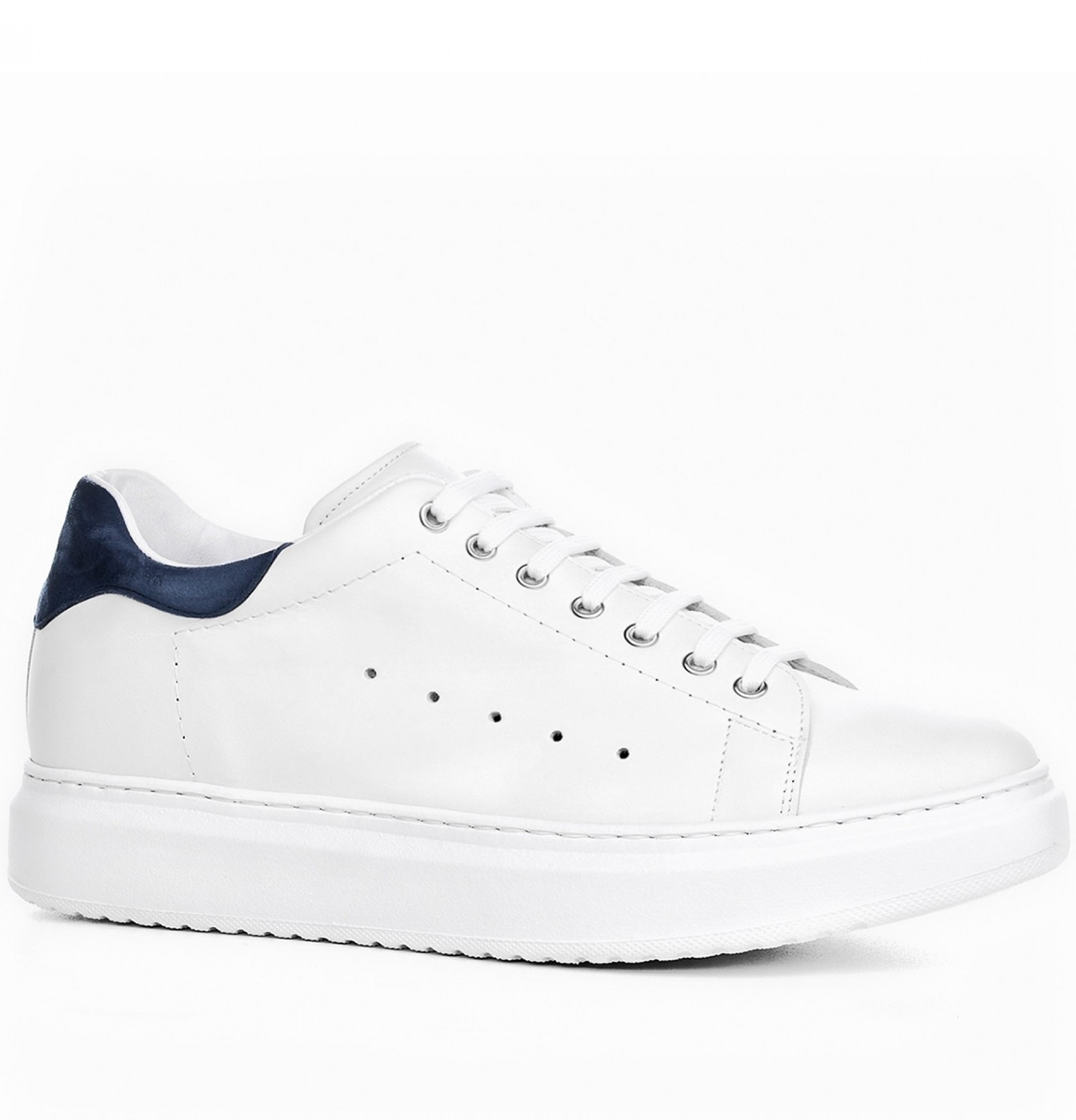 Wimbledon - Elevator Sneakers in Mix of Leathers from 2.4 to 3.1 inches
