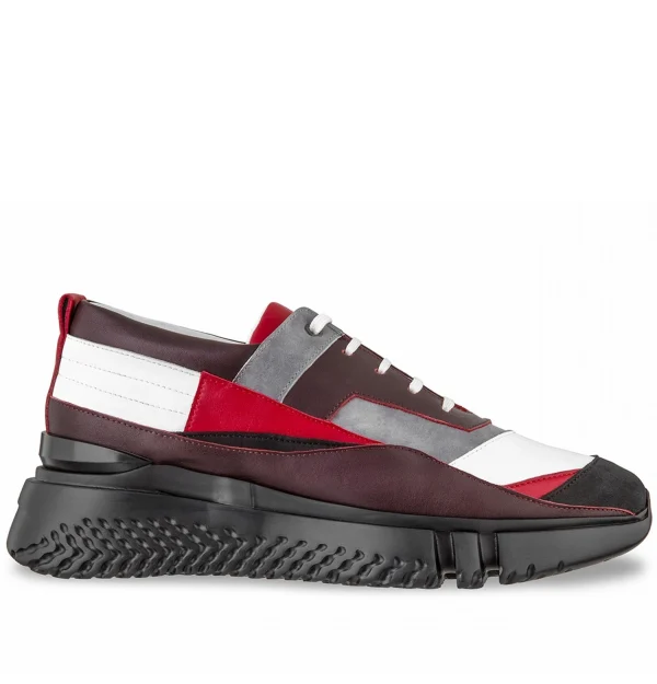 Gangnam - Elevator Sneakers in Mix of Leathers from 2.4 to 3.1 inches
