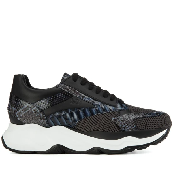 Bigfork - Elevator Sneakers in Mix of leathers up to 4.3 inches