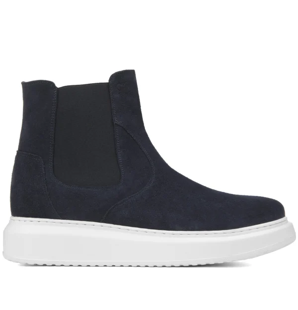 Bendigo - Elevator Sneakers in Suede Leather from 2.4 to 4 inches