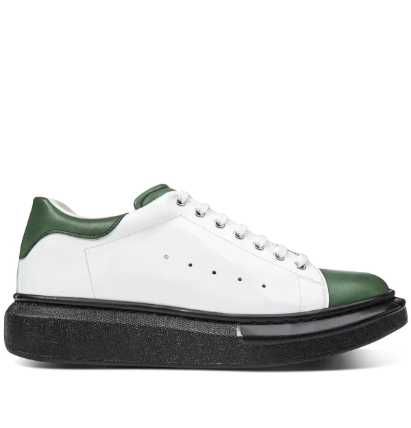 Coimbra - Elevator Sneakers in Mix of leathers from 2.4 to 3.1 inches