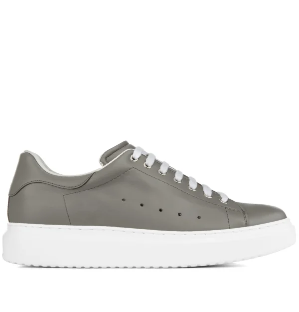 Keller - Elevator Sneakers in Full Grain Leather from 2.4 to 3.1 inches