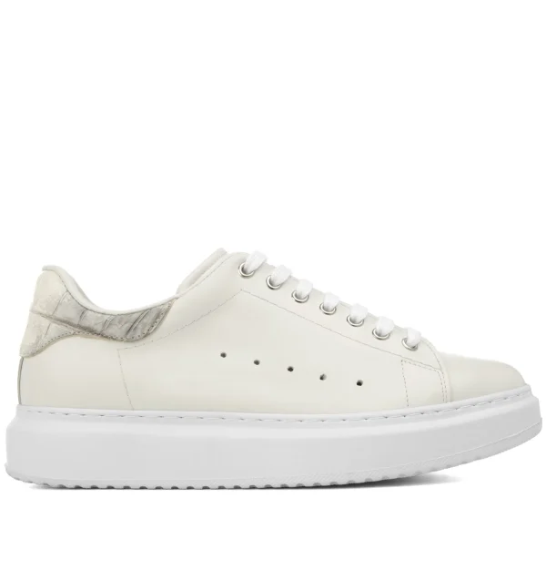 Rosedale - Elevator Sneakers in Full Grain Leather from 2.4 to 3.1 inches