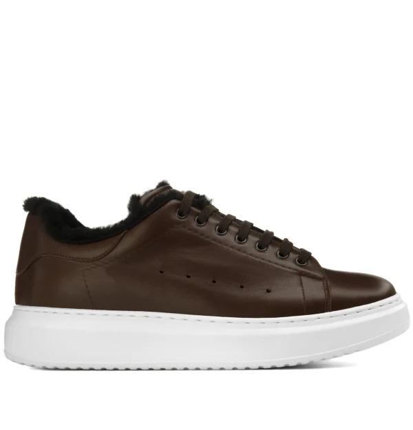 Kiruna - Elevator Sneakers in Full Grain Leather from 2.4 to 3.1 inches