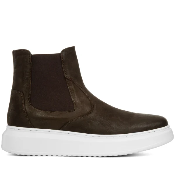 Dennis - Elevator Slip on in Nabuck Leather from 2.4 to 3.1 inches