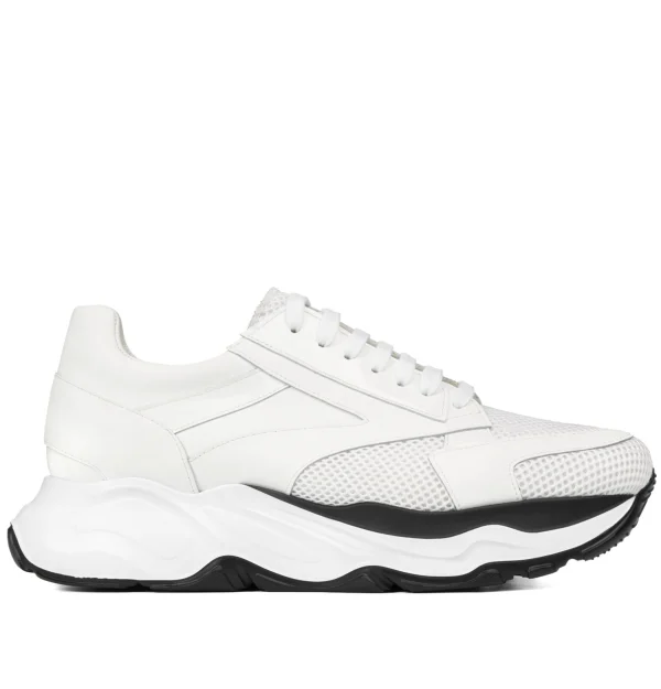 Nevers - Elevator Sneakers in Mix of leathers up to 4.3 inches