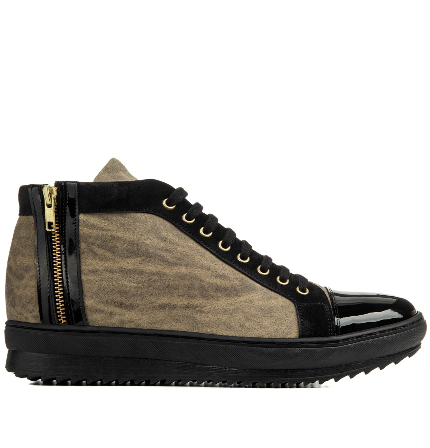 Bayonne - Elevator Sneakers in Mix of leathers from 2.4 to 3.1 inches