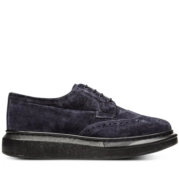 Lee - Elevator Sneakers in Suede Leather from 2.4 to 3.1 inches