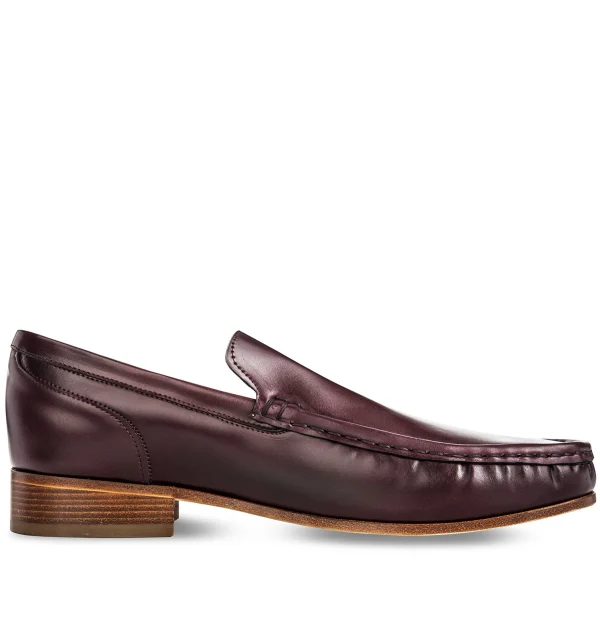Elvas - Elevator loafers in Shell cordovan Leather from 2.4 to 3.1 inches