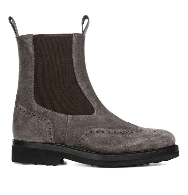 Davie - Elevator Boots in Full Grain Leather from 2.4 to 4 inches