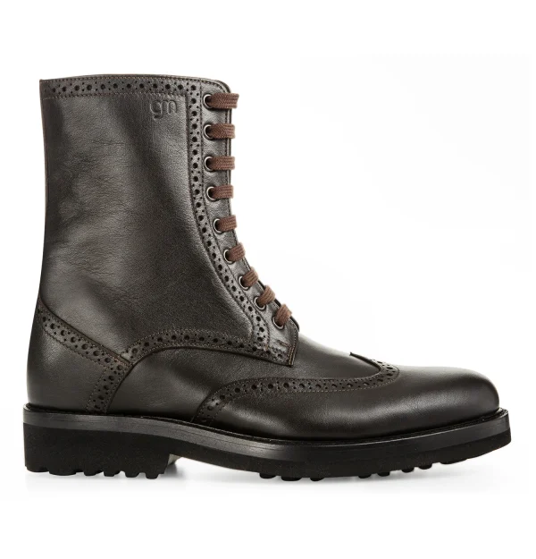 Lowell - Elevator Boots in Full Grain Leather from 2.4 to 4 inches