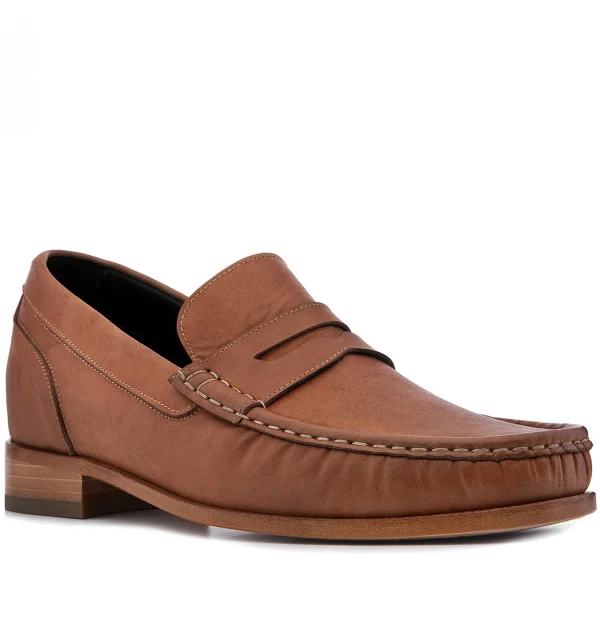 Brazil - Elevator Loafers in Full Grain Leather up to 2.6 inches