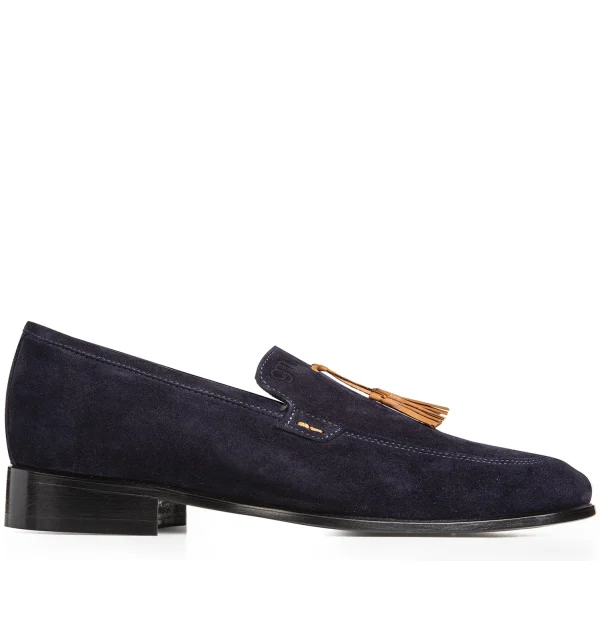 Levante - Elevator Loafers in Suede Leather up to 2.6 inches