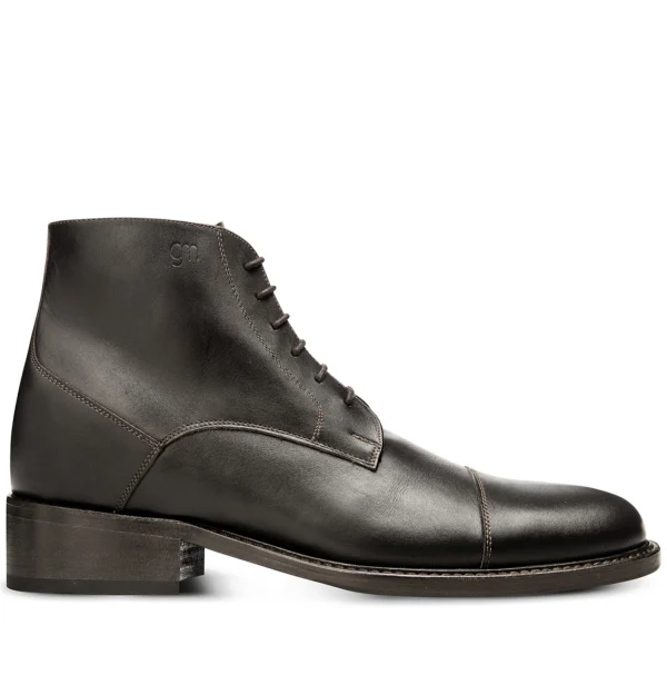 Flumeri - Elevator Boots in Full Grain Leather from 2.4 to 3.1 inches