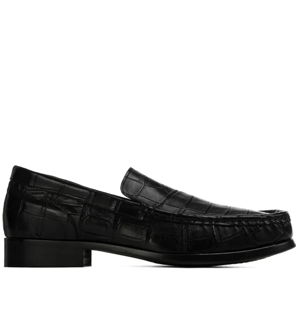 Ghedi - Elevator Loafers in Crocodile Leather up to 2.6 inches