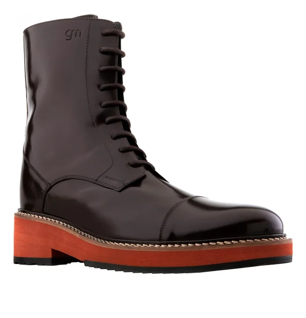 Gothenburg - Elevator Boots in Full Grain Leather from 4 to 6 inches