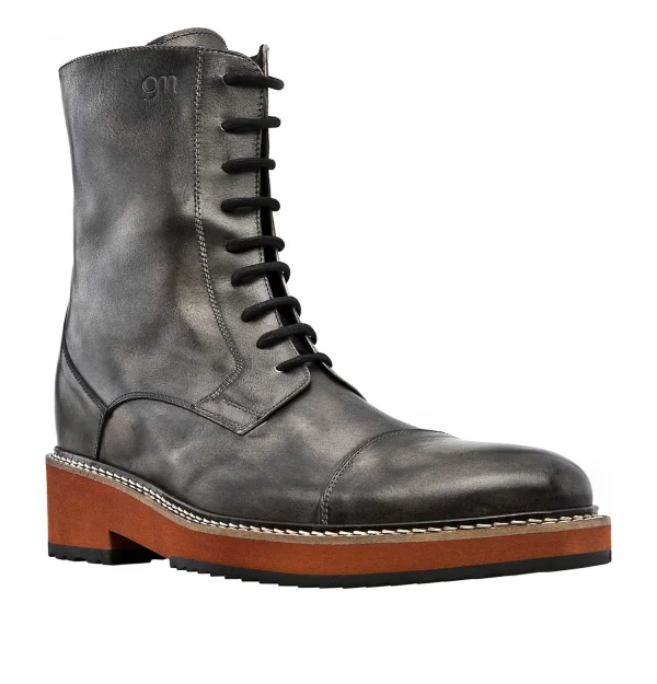 Innsbruck - Elevator Boots in Full Grain Leather from 4 to 6 inches