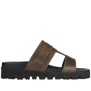 Bodrum - Elevator Sandals in Full grain Leather up to 6 cm