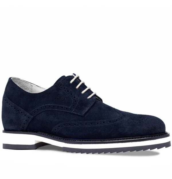 Iceland - Elevator Shoes in Suede Leather from 2.4 to 3.1 inches