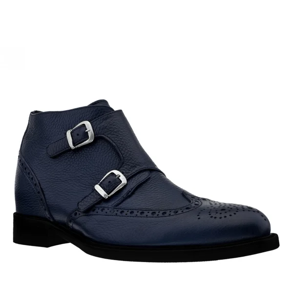 Canton - Elevator Boots in Full Grain Leather from 2.4 to 3.1 inches