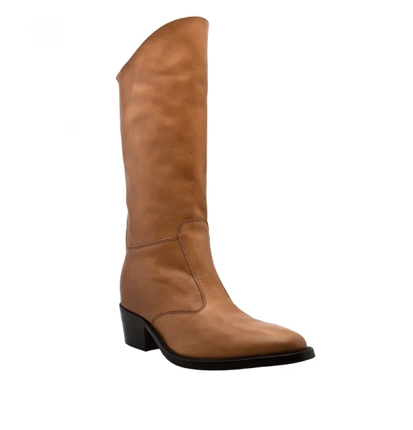 Tennessee - Elevator Boots in Full Grain Leather from 2.4 to 4 inches