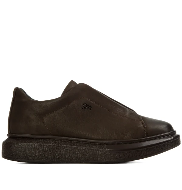 Guastalla - Elevator Slip-on in Nabuck Leather up to 2.75 inches