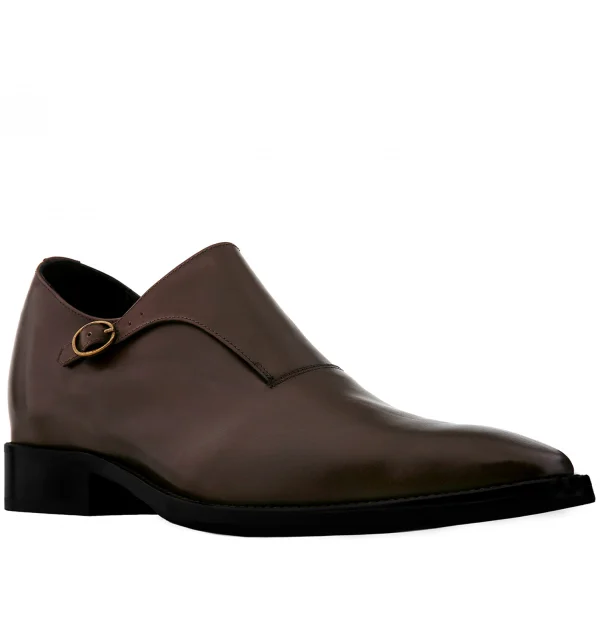 Québec - Elevator Shoes in Full Grain Leather from 2.4 to 3.1 inches