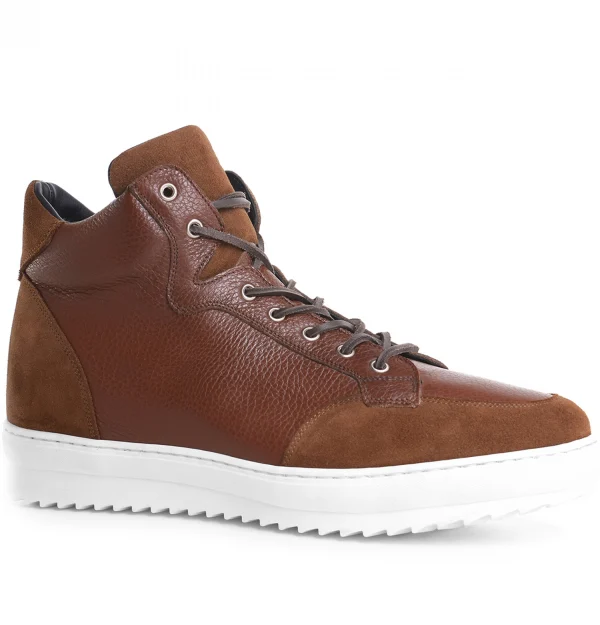 Hartford - Elevator Sneakers in Mix of leathers from 2.4 to 4 inches