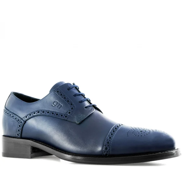 Navigli - Elevator Dress Shoes in Full Grain Leather from 2.4 to 3.1 inches