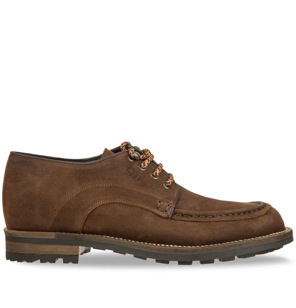 Monroe - Elevator Shoes in Suede Leather from 2.4 to 3.1 inches
