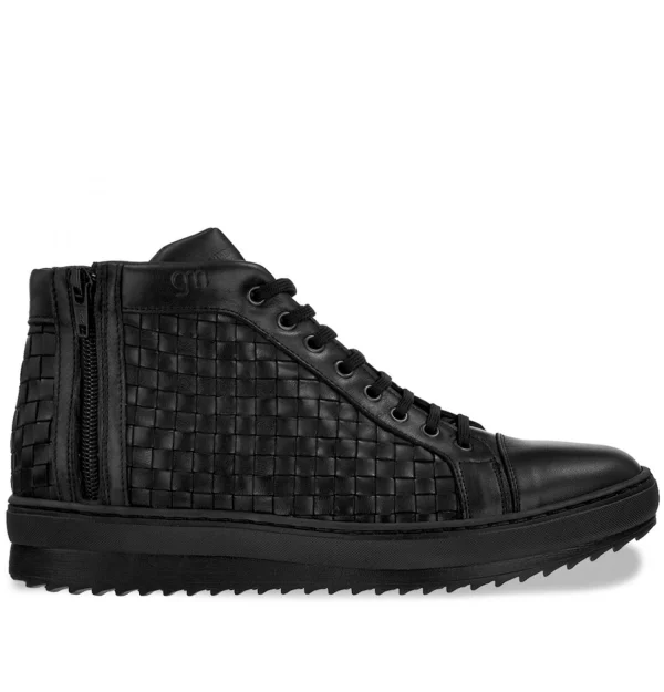 Newark - Elevator Sneakers in Mix of leathers from 2.4 to 3.1 inches
