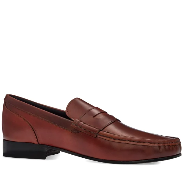 Sparta - Elevator Loafers in Shell cordovan Leather up to 2.6 inches