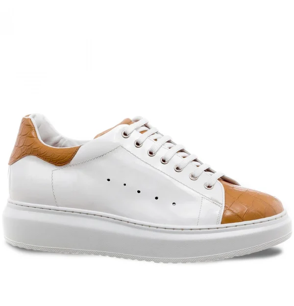 Zanzibar - Elevator Sneakers in Mix of leathers from 2.4 to 3.1 inches