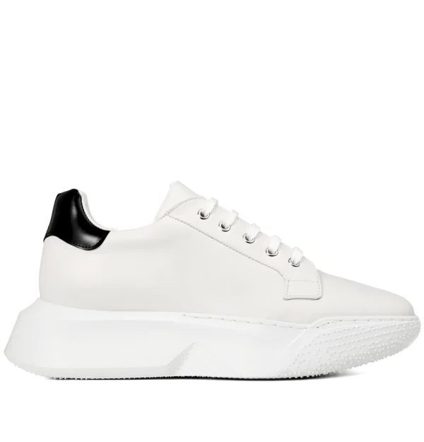 Denali - Elevator Sneakers in Full Grain Leather from 2.4 to 4 inches
