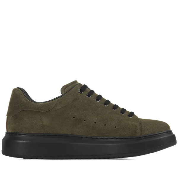 Sherborn - Elevator Sneakers in Suede Leather from 2.4 to 3.1 inches