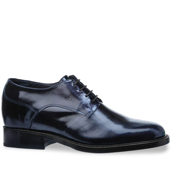 Udine - Elevator Shoes in Varnish Leather from 2.4 to 3.1 inches